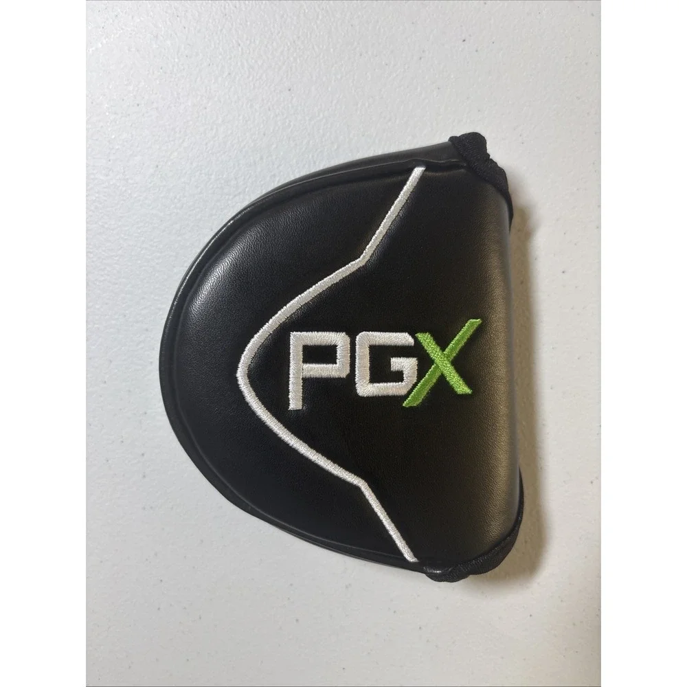 Pinemeadow PGX Mallet Putter HeadCover Rounded Putter Cover Black Duel Handed